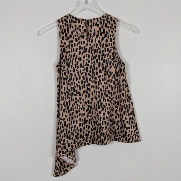 Anthropologie Hutch Animal Print Sleeveless Blouse XS - Picture 6 of 8